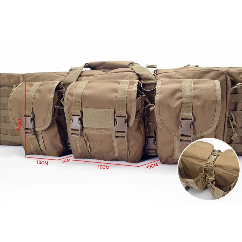 93Cm / 118Cm / 142Cm Tactical Long Gun Bag Heavy Duty Airsoft Paintball Shooting Gun Carry Bag Hunting Gun Bag Holster