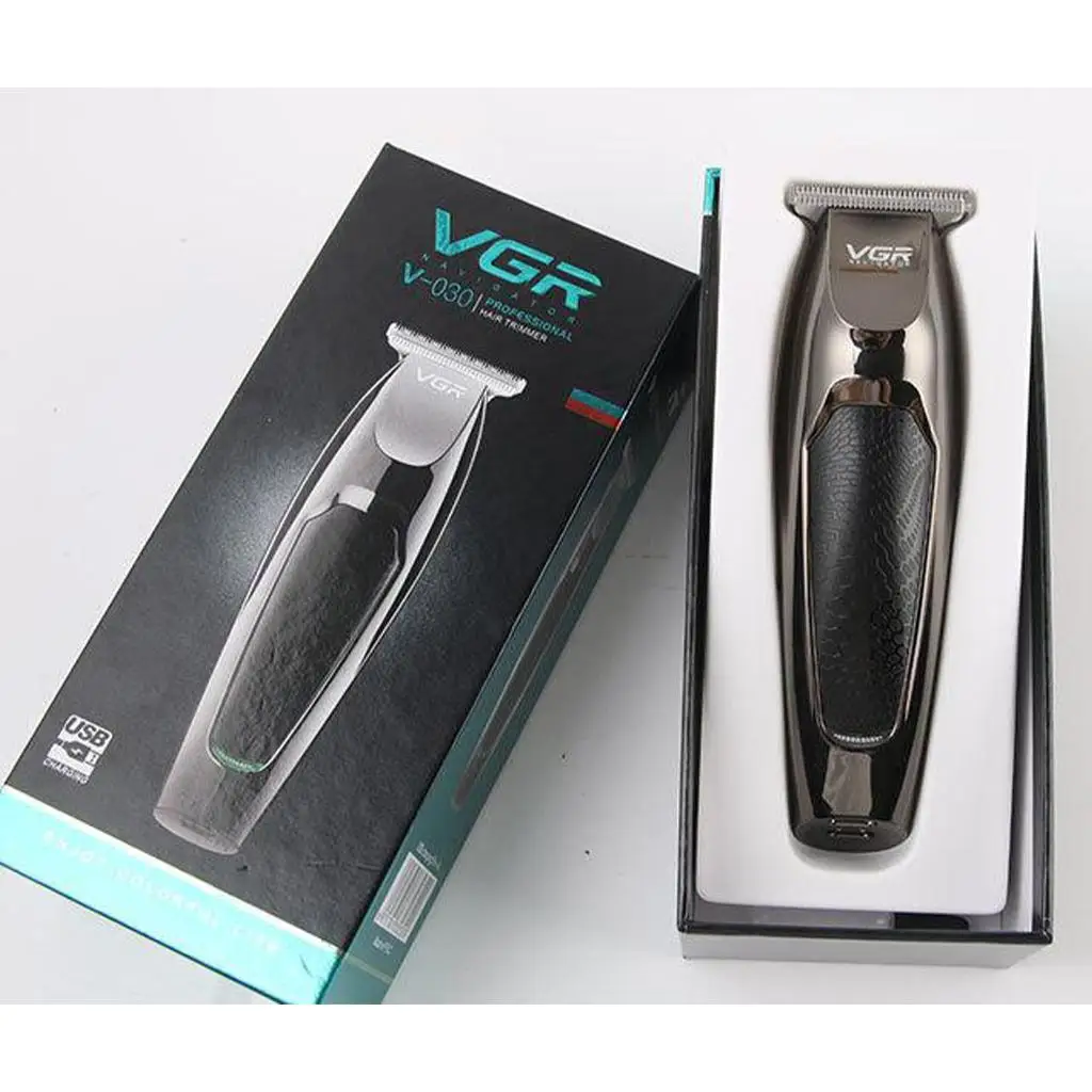 VGR Mens Hair s, เครื่องโกนหนวดเคราแบบชาร์จไฟได้ตัดผม Groomer พร้อมหวี 5 อัน &