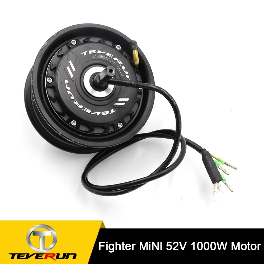 Original 52V 1000W Motor For 2023 Version Teverun Fighter Mini 52V 20.8Ah Electric Scooter Front Rear Motor Parts