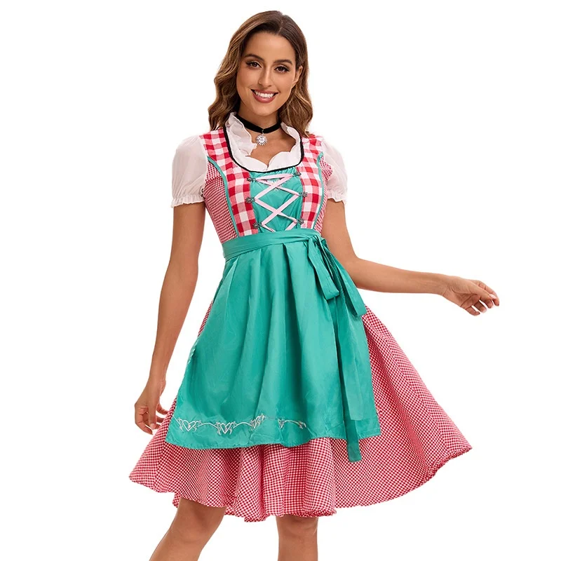 

Mh Beer Festival Costume Bavarian National Festival Stage Performance Women's Clothing Ethnic Stage Performance Outfit