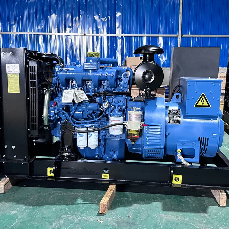 Customized High Efficiency Yuchai 50km Open Diesel Generator Set Industrial Backup Power Generator Set For Home Backup Use