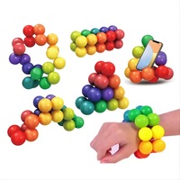 DIY Sensory Fidget Toys 3D Rotating Educational Balls For Stress Anxiety Relief Creative Activities Desk Toy Travel Airplane Toy