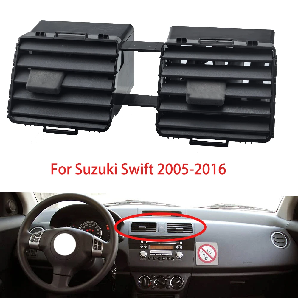 

Для Suzuki Swift 2005-2016 выходная панель кондиционера, вентиляционное отверстие для кондиционера, центральная рамка, автомобильные аксессуары 73610-77J00
