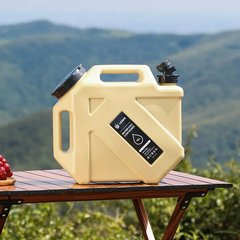 

12 Liter PE Outdoor Camping Bucket With Faucet For Household Water Storage Pure Drinking Water Bucket