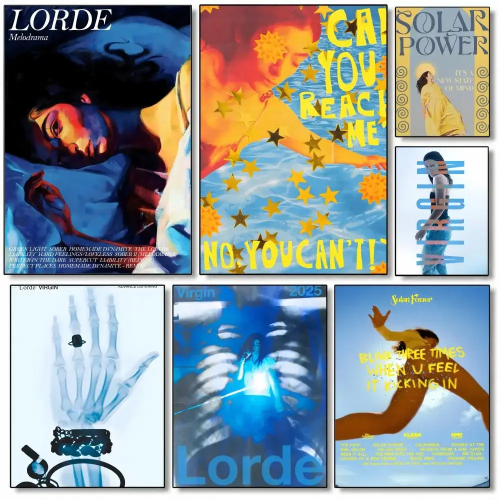 Lorde Poster Poster High Quality Wall Art for Home Bedroom Living Hallway Perfect Gift