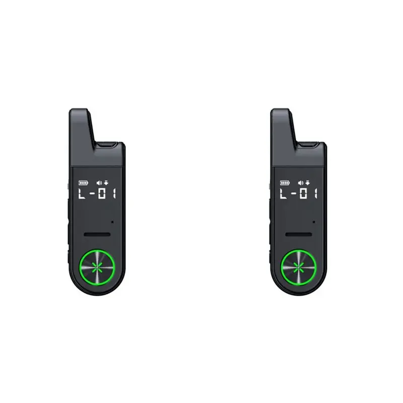 N35R-2X Mini 48G Ultra-Thin Mini Walkie Talkie Type C Fast Charging Analog UHF Radio With Display For Beauty Salon Book Store