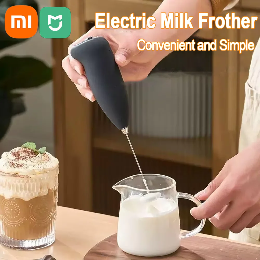 Xiaomi MIJIA Electric Milk Frother Handheld Blender Coffee Foam Egg Beater Card Mini Portable Blender Home Kitchen Blender Tool