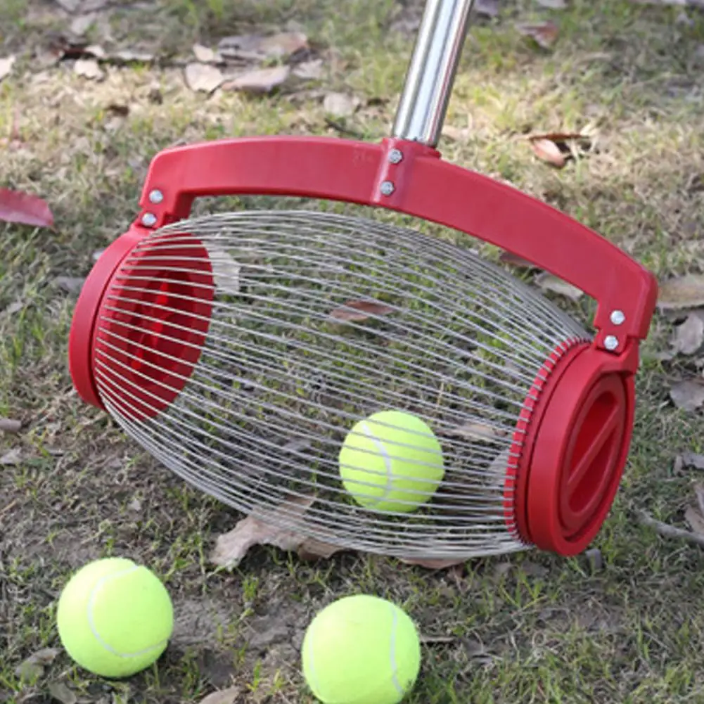 Golfball Walnuss Nuss Sammler Picker Nuss Sammler verlängerter Griff dicke Stange mit Aufbewahrung tasche großes rollendes Walnuss Picker Werkzeug