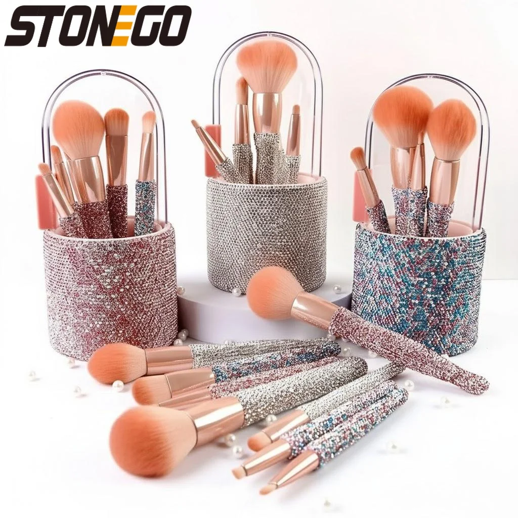 8 個のメイクブラシセット合成パウダーコンシーラーアイシャドウブラッシュファンデーション美容ツール