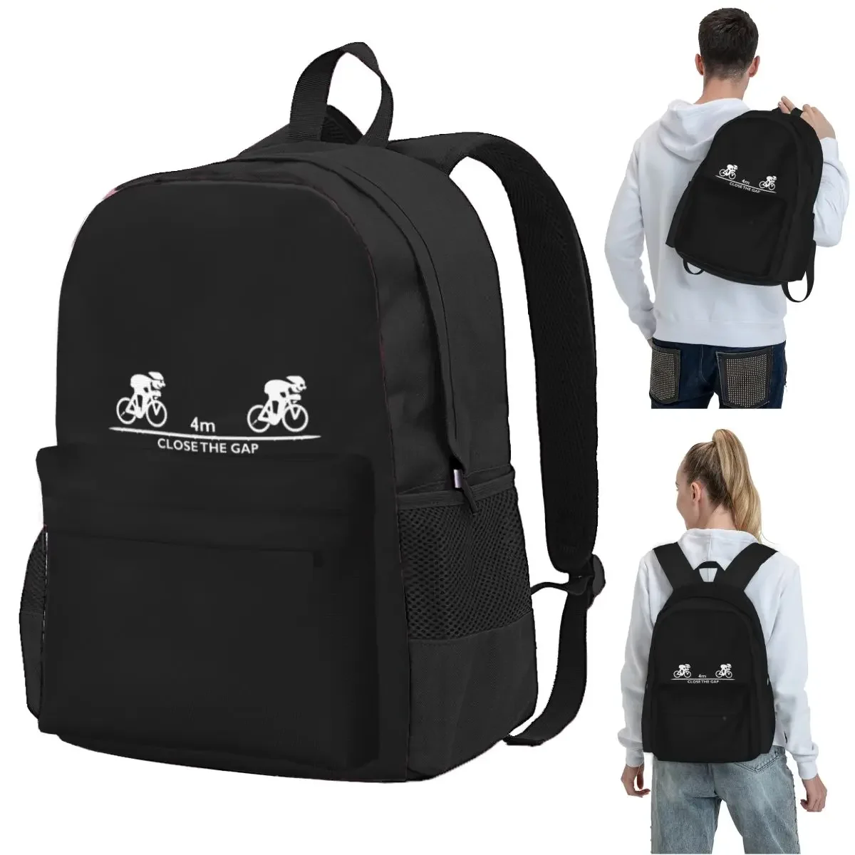 Zwift Close The Gap Backpack Student BookBag Children School Bag Computer Shoulder Bags for Boys Girls