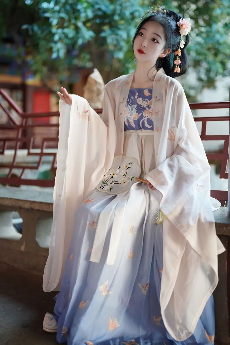 Ancient Chinese Hanfu Women Carnival Fairy Cosplay Costume Dance Dress Theme Party Outfit Hanfu Dress For Women Plus Size XL