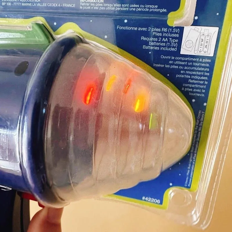 Disney Toy Story Buzz Lightyear Laser Blast Gun Kinder Sound und Licht Elektrische Spielzeugpistole Kinder Laserpistole Anime Figur Spielzeug Geschenk