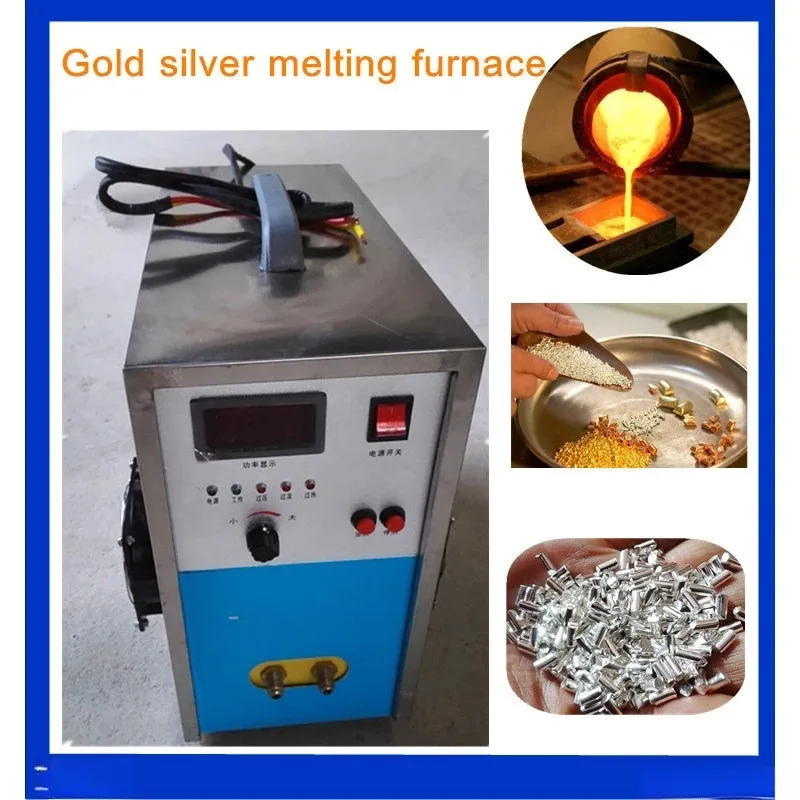 Bronze/Copper/ Steel/ Iron Induction Melting Heating Furnace