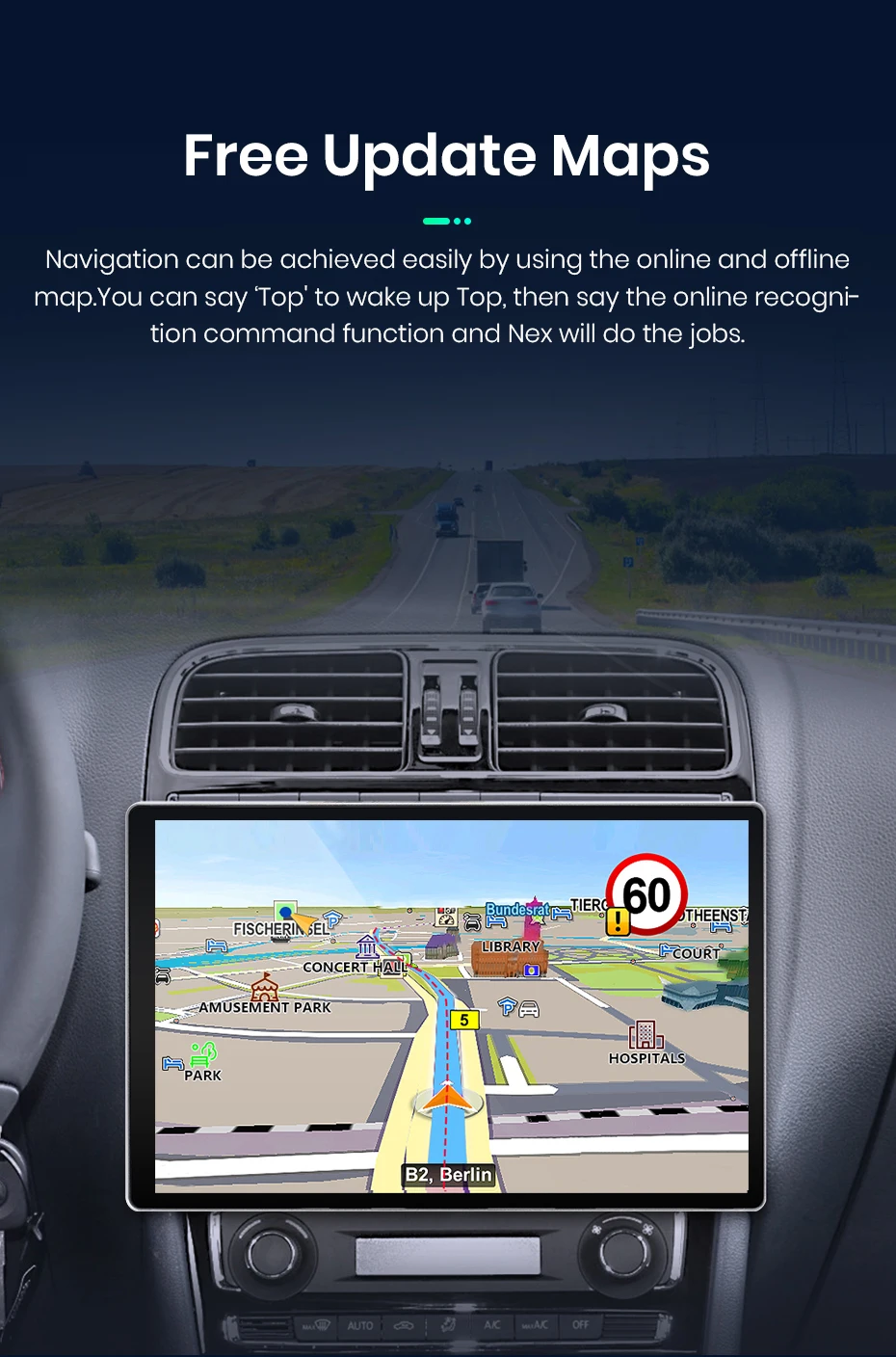 Junsun x7 Serie 11.5 "2k kabelloses Carplay Android Auto Autoradio für vw Volkswagen Polo 5 Limousine 2014-2018 Multimedia Autoradio – Detail 21