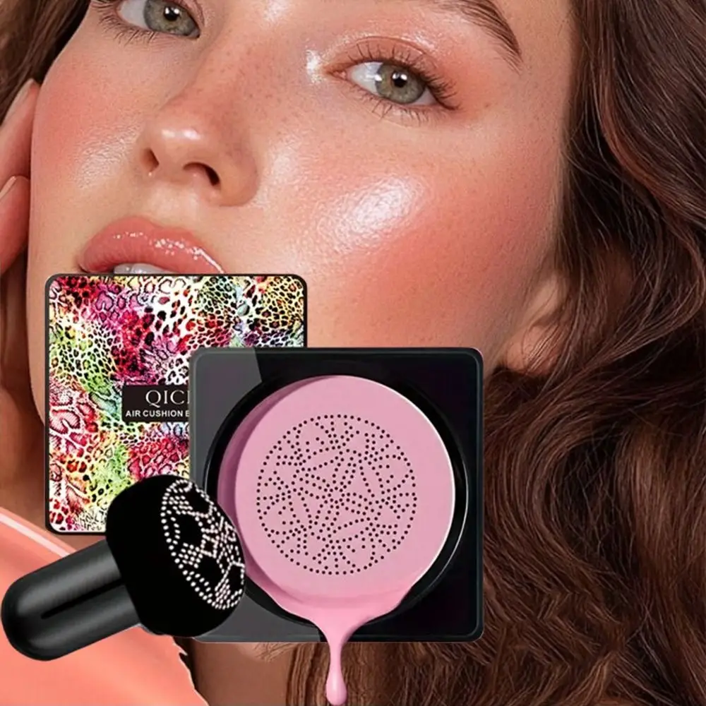 

Fashion 3 Colors Air Cushion Blusher Sweatproof Quick Drying Blush Cream Waterproof Long Lasting Concealer Brighten Skin Tone
