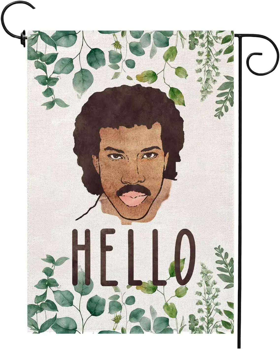 Hello Funny Garden Flag 12x18 Inch Double Sided Outside Burlap Personalized Seasonal Yard Outdoor Decorations YYD EEZ