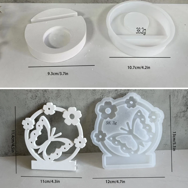 Practical Silicone Mold Butterfly Accessories Mould Unique Epoxy Resin Moulds Jewelry Making Tool for DIY Enthusiasts