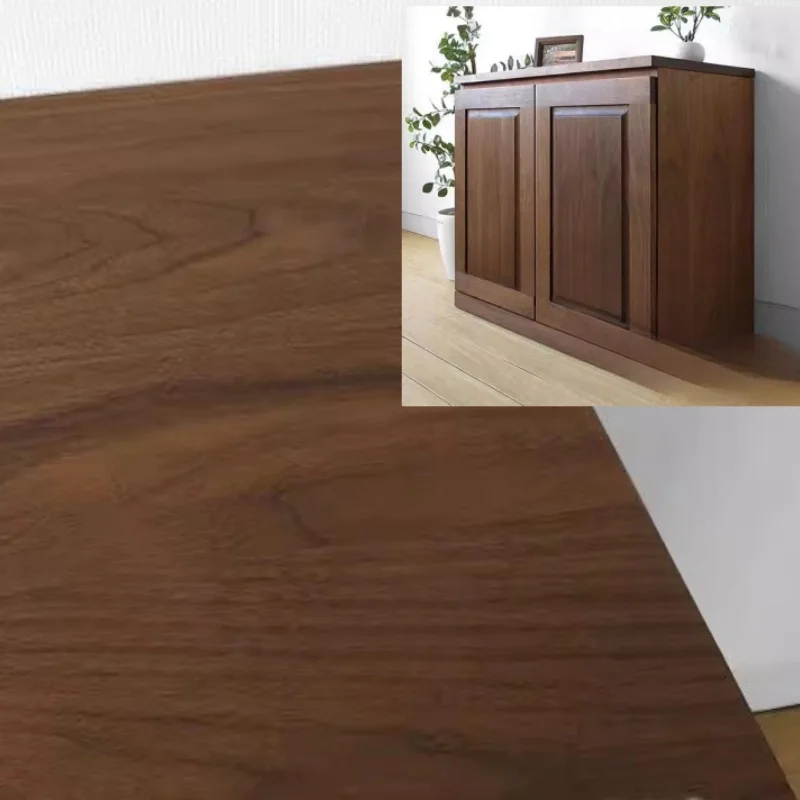 veneer Wood Black Walnut Veneer Hand-decorated Sound Box furniture Veneer Wallboard Wood veneer  L:2.4Meters Width:15cm T:0.2mm