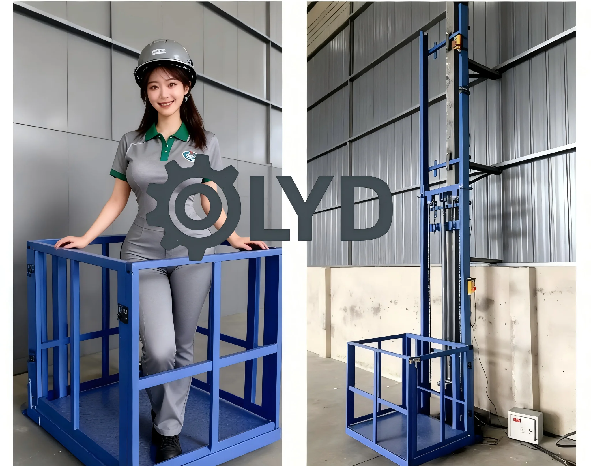 Custom Hydraulic Goods Lift for Home & Shop, Fixed Freight Elevator Solution, Small Electric Platform