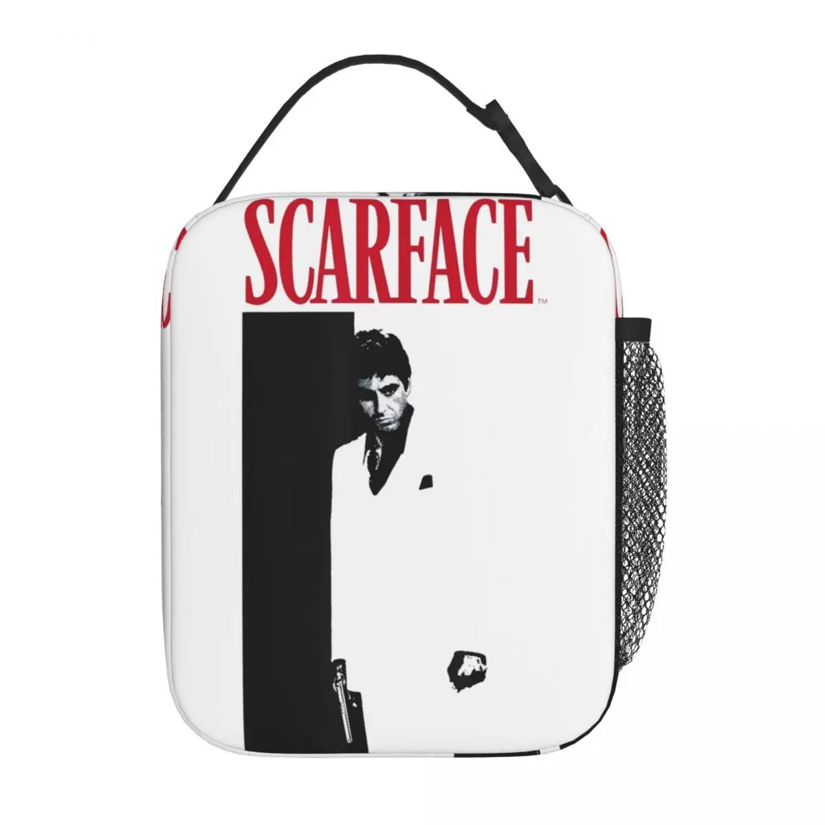 

Insulated Lunch Box Scarface Original Movie Product Tony Montana Lunch Food Box Harajuku Cooler Thermal Bento Box For School