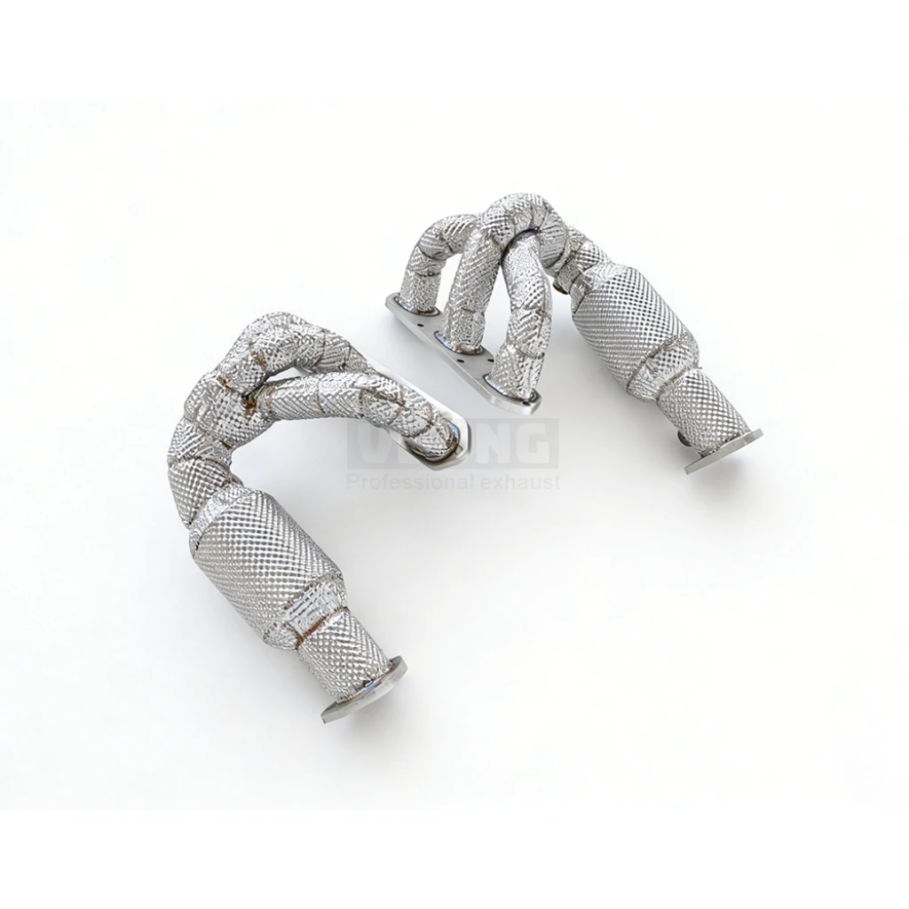 

For Porsche Boxster/Cayman (987.1) 2.7 2005-2008 High flow stainless steel insulated exhaust manifold