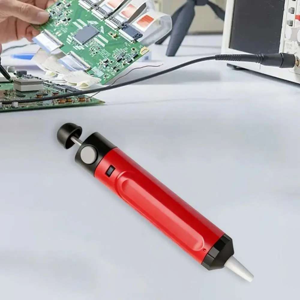 

Мощный вакуумный отсос для пайки с эргономичной рукояткой, длина 175 мм, пластиковый корпус, диаметр 21 мм