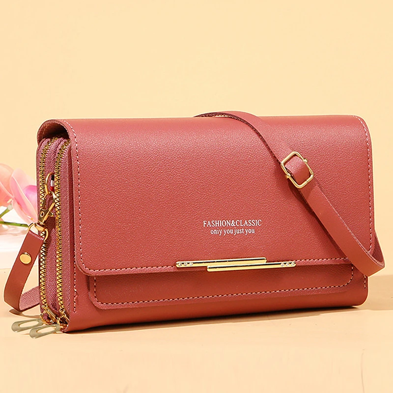 

2023 New Women's Wallet Korean Version Large Capacity Multifunctional Shoulder Bag Long Handle Bag Zero Wallet Mobile Case