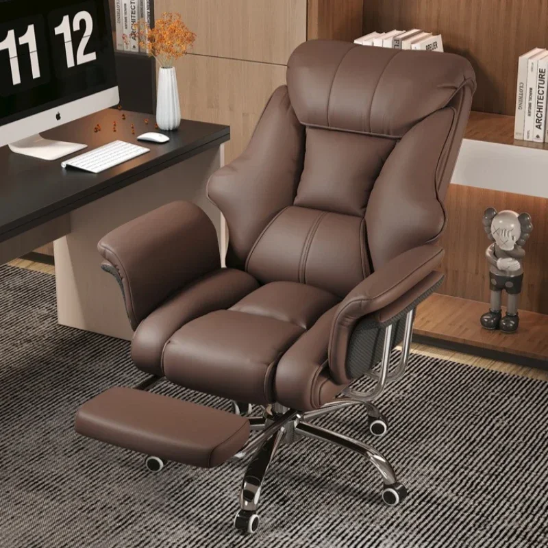 Boss chair office computer chair comfortable sedentary business computer sofa chair study desk chair seat reclining
