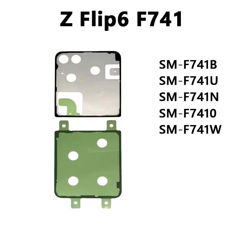 New Spin Axis Flex For Z Flip 6 SM-F741 Motherboard Connector Charging Port Back Sticker For Samsung Galaxy F741U F741B LCD Main