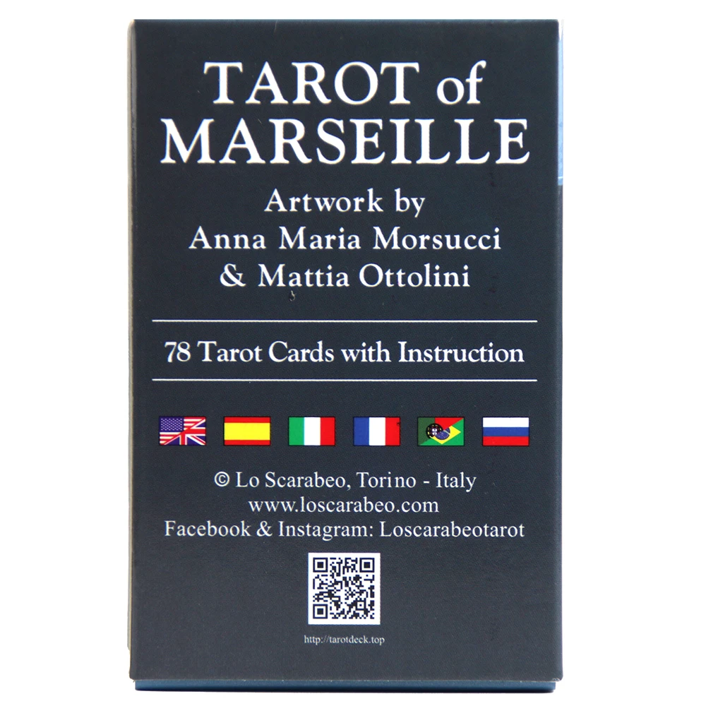 Tarot of Marseille Mini Marseille Tarot 78 Cards Deck Pocket