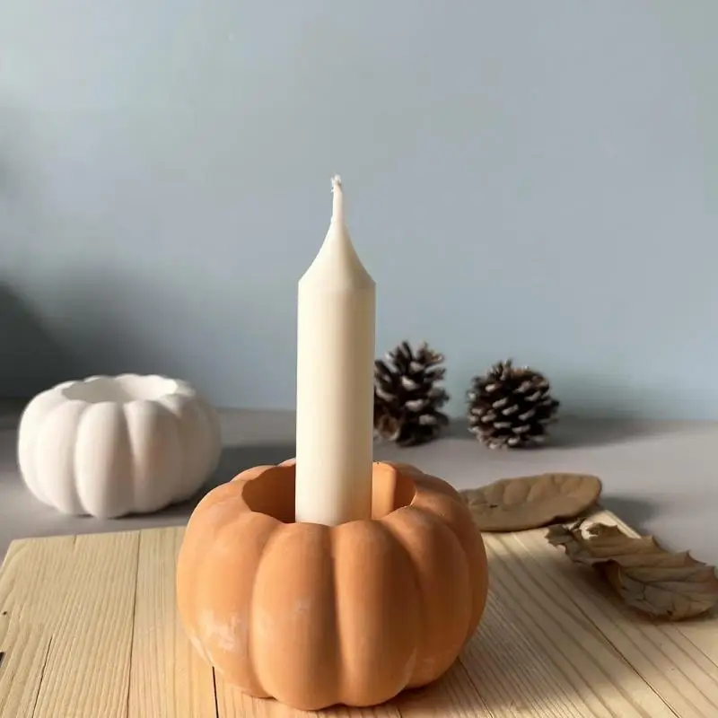 Y88A Multi -Fins Pumpkin Silicone Mold Castle