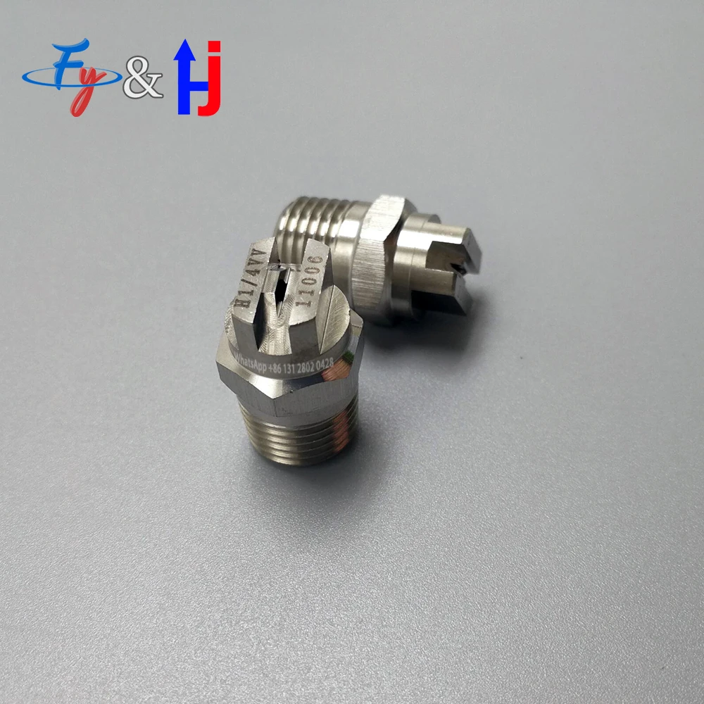 HVV Spray Vee Jet, 0-110 Degree, Flat Fan Nozzle, HU CC, Industrial Cleaning, Water Cooling, Car Washing, Dust Removal, SS304