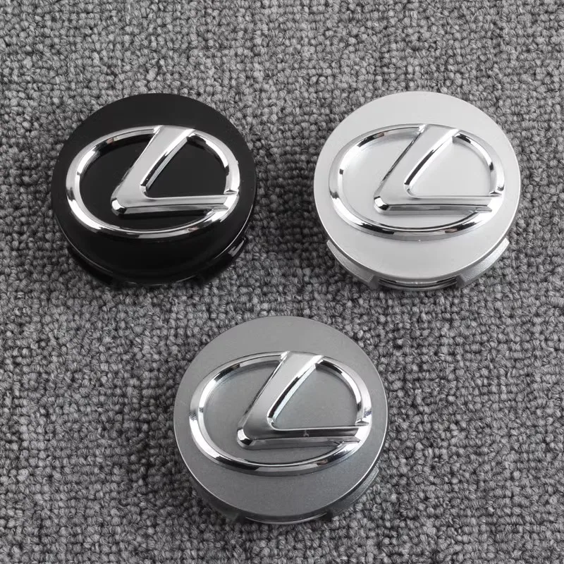 1PCS/4pcs 62mm ABS Car Wheel Center Hub Caps Silver/Black/Gray For Japanese cars Lexus LS400 LS430 series Cover  Auto Accessorie