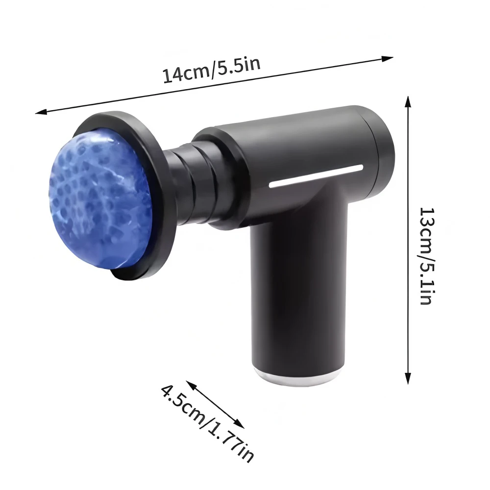 Mini Muscle Massage Gun Body Massager Deep Handheld Percussion Massager For Body Back Neck Leg Cold And Hot Compress Fascia Gun view 5