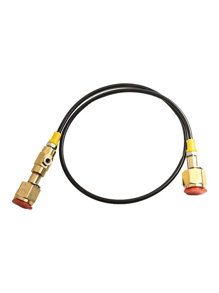 High Pressure Tank Refill Adapter with 36 Inch Hose for CGA320 to CGA320 Transfer Connector in Refill Stations