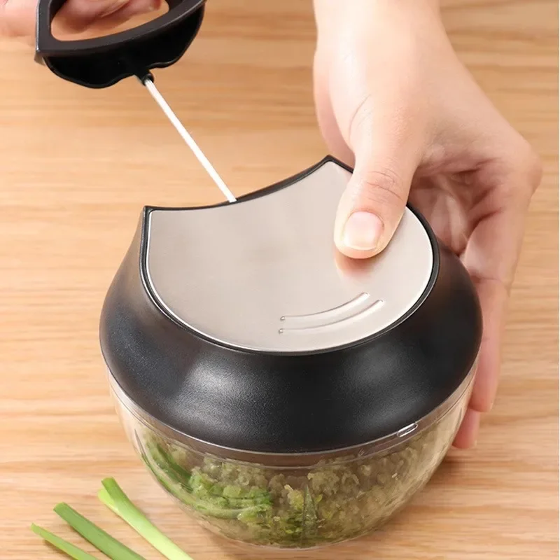 Manual Cooking Machine Multi functional Household Mini Garlic God Crusher Small Garlic Crusher Stirring Pull Beating