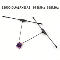 HappyModel ES900 DUAL RX ELRS Diversity Receiver 915MHz / 868MHz Built-in TCXO for RC Airplane FPV Long Range Drones DIY Parts