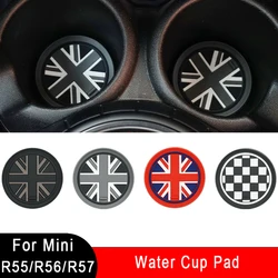 Union Jack Auto Cup Pad Groef Coaster Auto Antislip Mat Pad Voor Mini Cooper Clubman R55 R56 R57 countryman