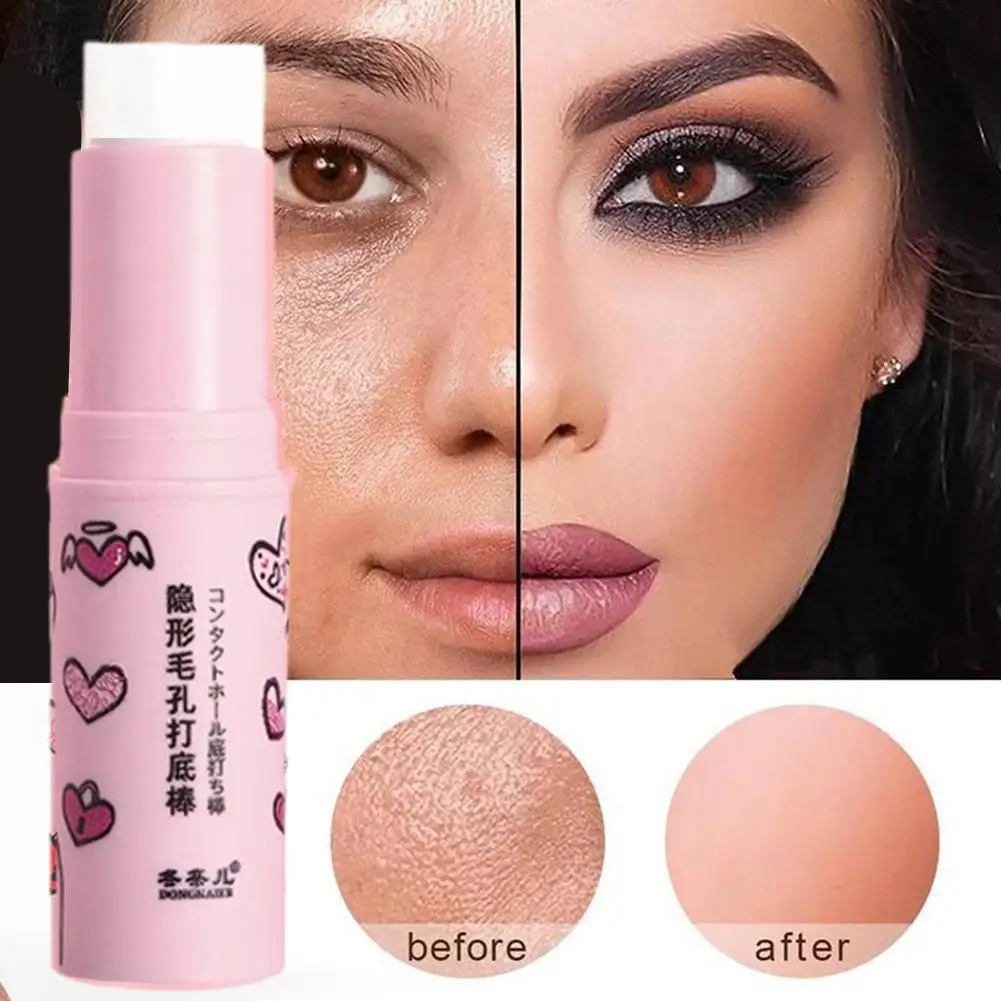 2023 Nieuwe Magische Poriëngum Primer Stick Onzichtbare Porie Concealer Isolerende Make-Up Front Stick Primer Voor Gezicht Hydrateren P B0g5