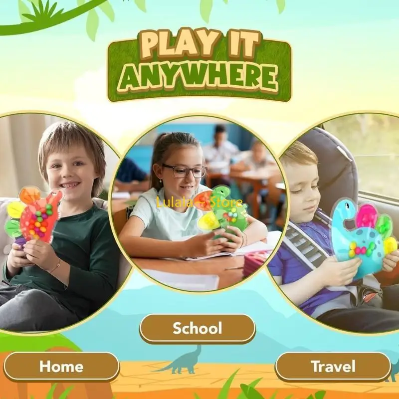 Y4qa maluch edukacja dinozaur sensory sensoryka rozpoznawanie kolorów