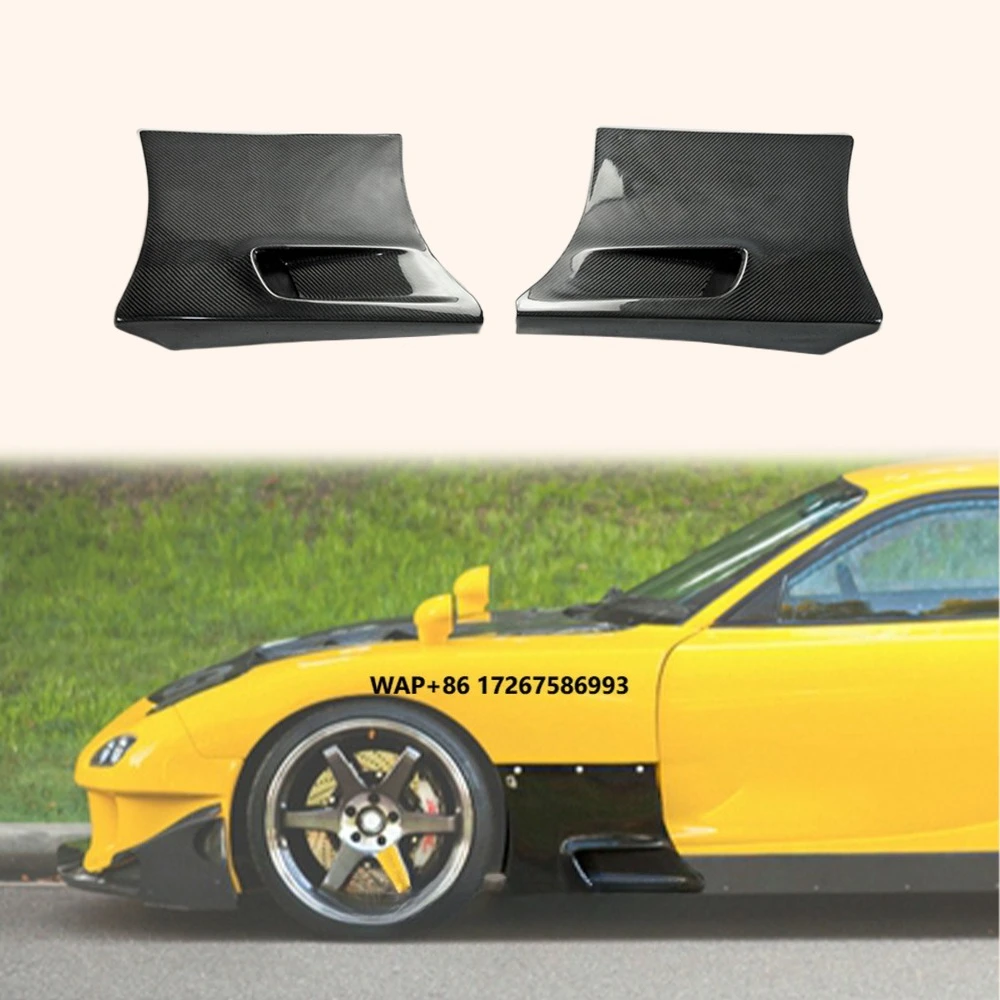 

For Mazda RX7 FD3S RE-GT Kit Carbon Fiber Side Front Fender Lower Vents Addon