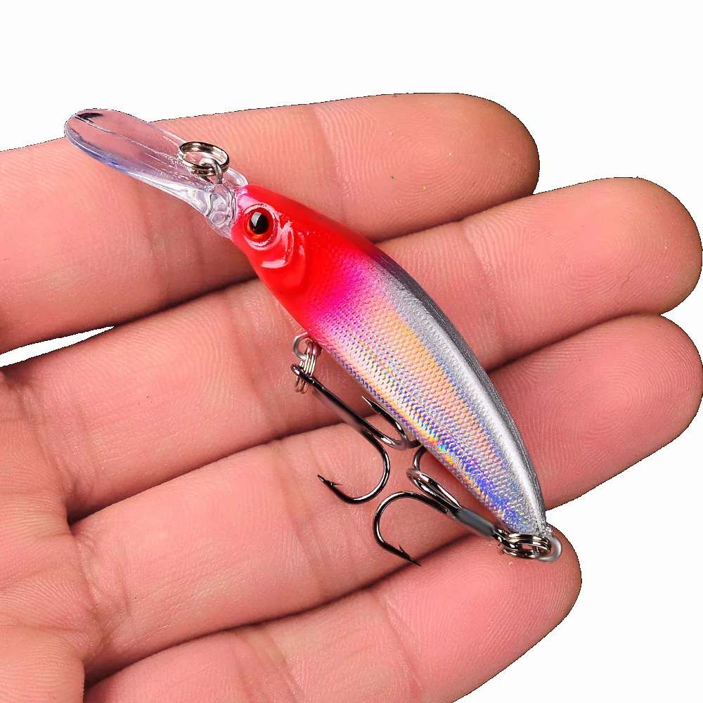 Longmouth Minnow Jerkbait 3D Ojos – Señuelo Mar 9 Colores - imagen 3