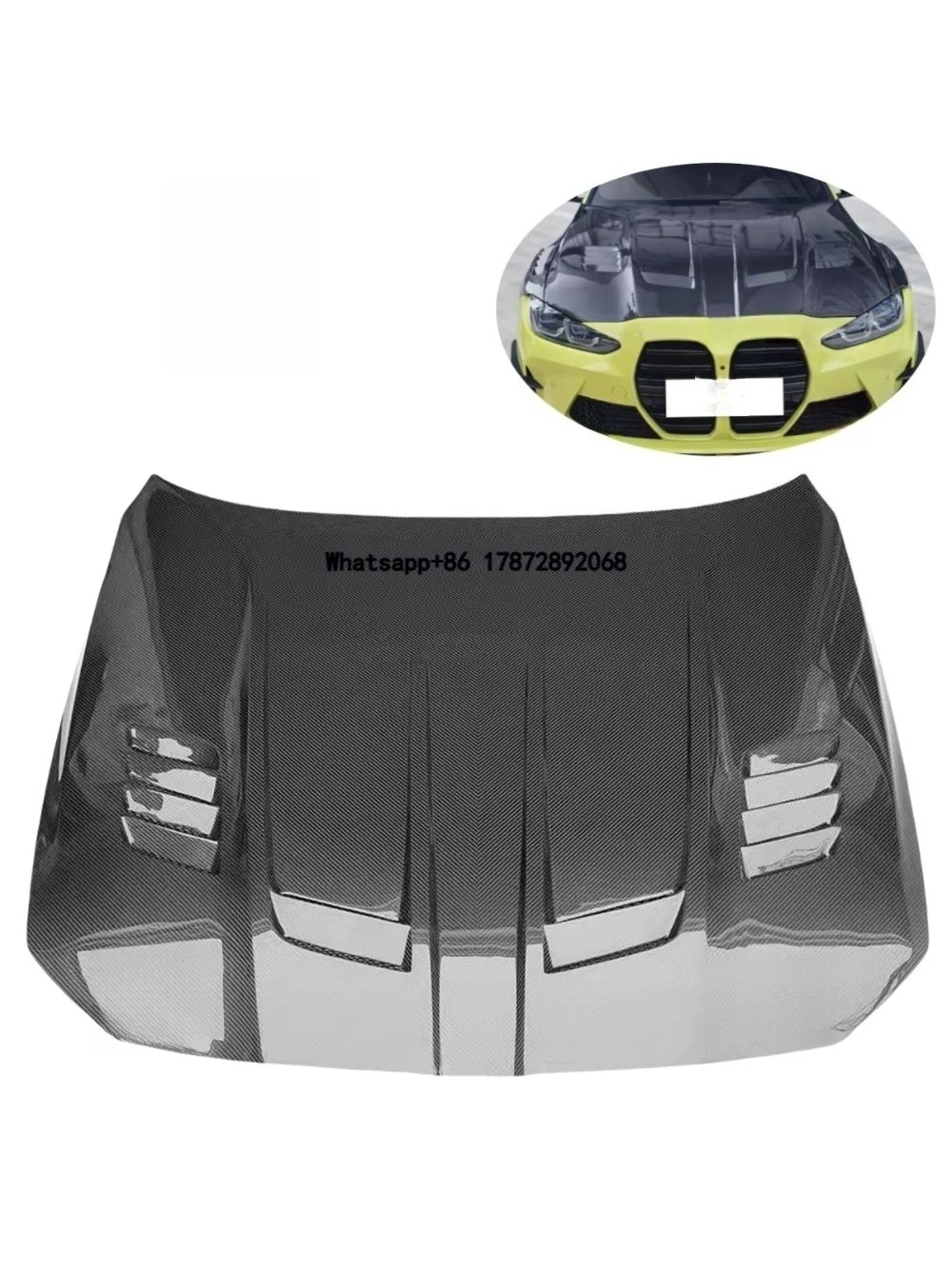

CMST Style Dry Carbon Fiber Front Engine Hood for G80 M3 G82 M4 Bonnet