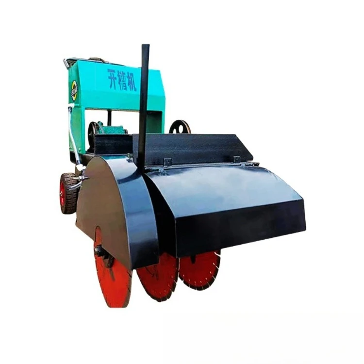 

Adjustable spacing double saw blade road cutting machine diesel double cutting machine self-walking double blade sewing machine