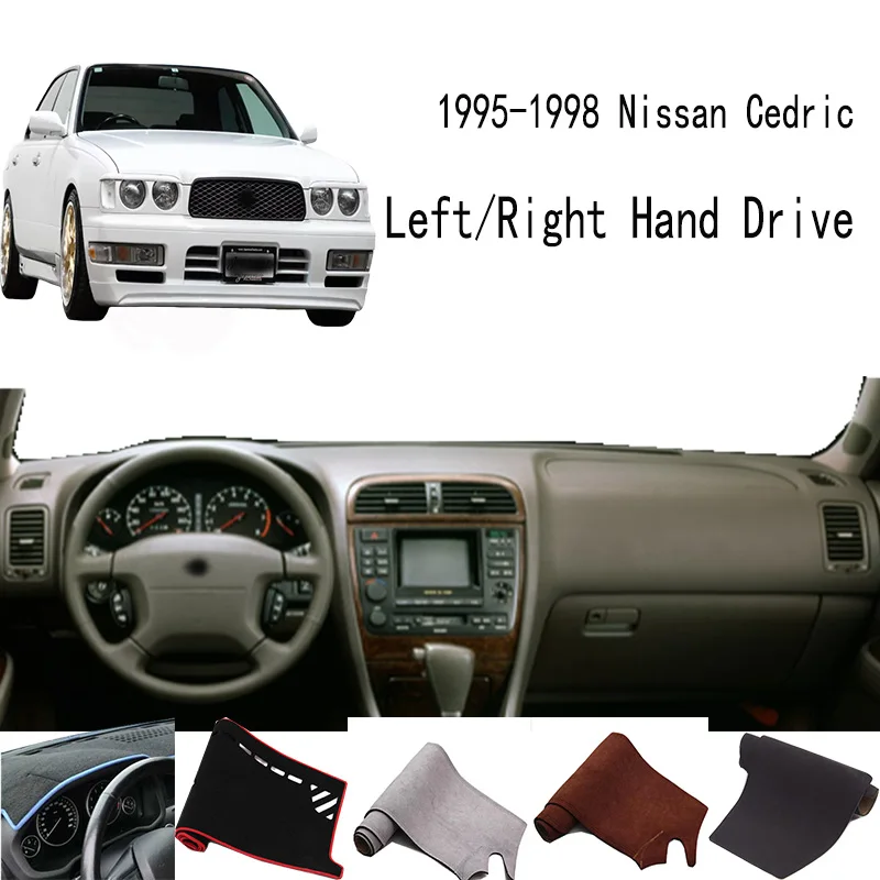 

For Nissan Cedric Y33 1995-1998 Accessories Dashboard Cover Instrument Panel Dash Mat Dashmat Protective Pad