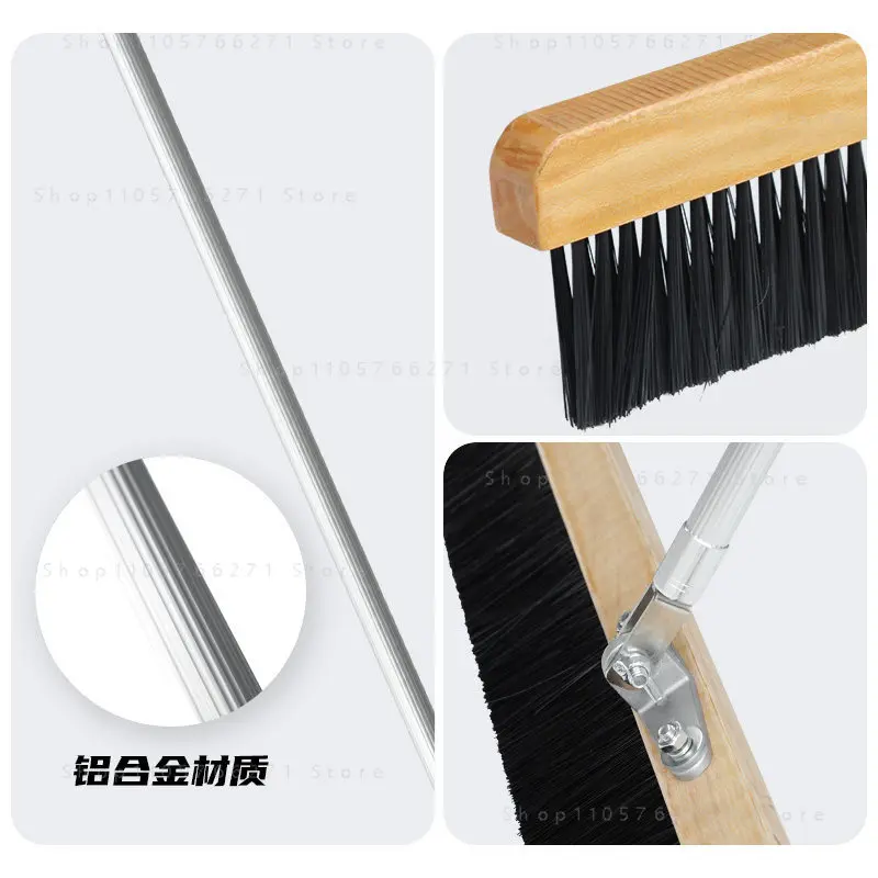 Concrete Finished Brooms with High Quality Handles Bridge Deck Pavement Carving Anti-skid Brushes