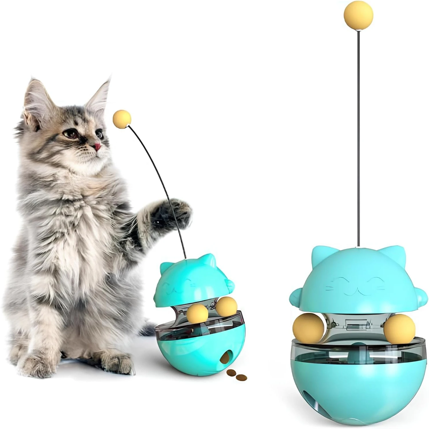 Modern, Interactive, and Durable Remote Control Robotic Cat Toy - Endless Fun with Laser Pointer - Stimulating Exercise Toy for 