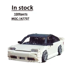 MOC-147707 White New Supercar Building Block Model 1009 MOC Creative Parts Adult Kids Birthday Building Blocks Toy Gift