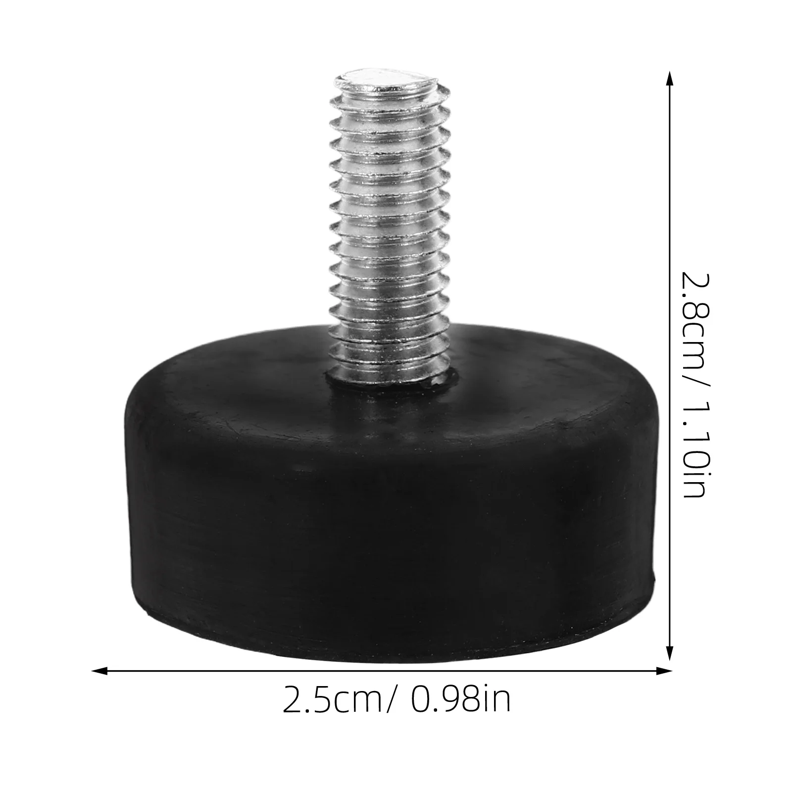 4 قطعة أقدام تسوية الأثاث القابلة للتعديل منصات مطاطية مضادة للانزلاق للطاولات والكراسي وخزائن أرجل حماية الأرضية ممتصة للصدمات #3