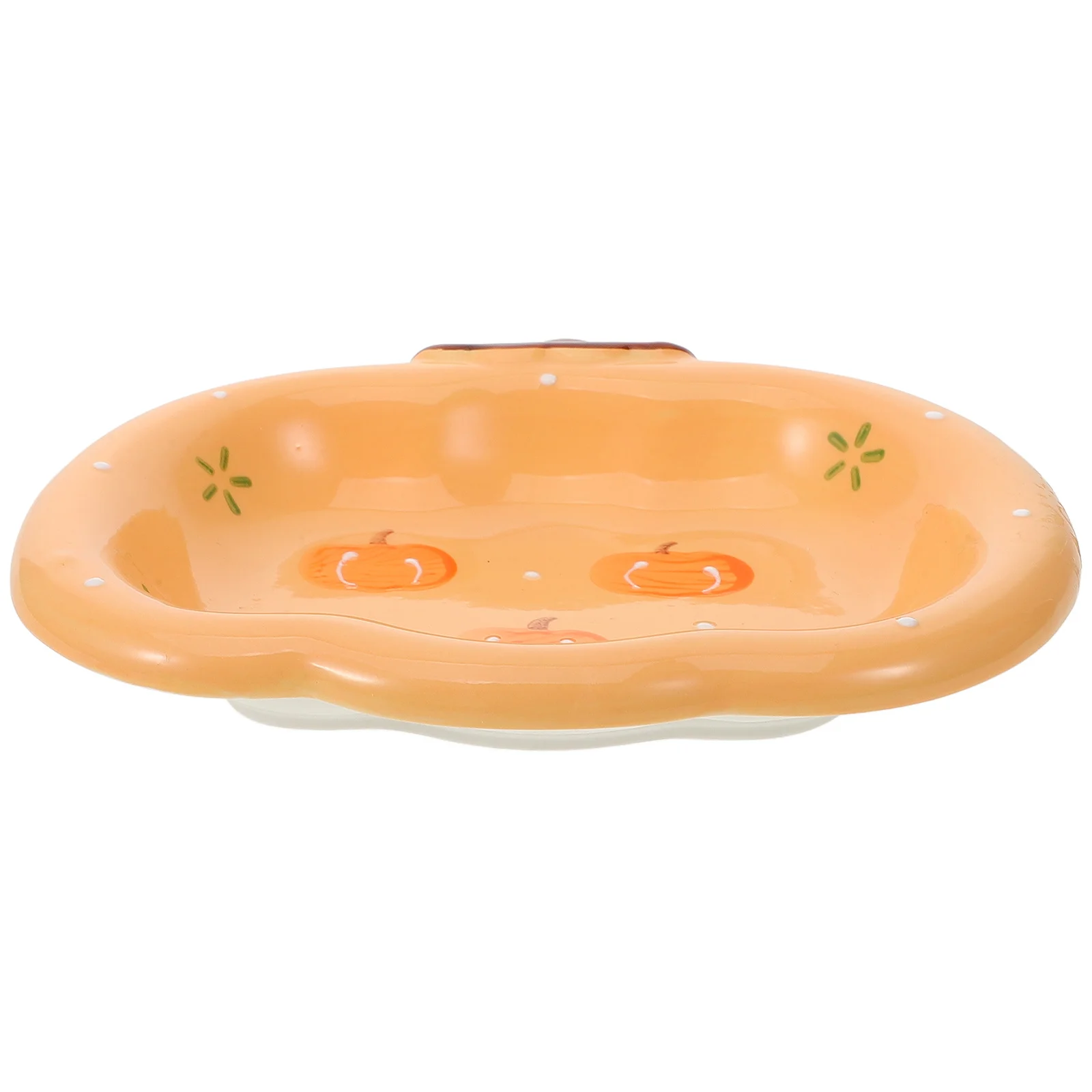 

Snack Pumpkins Serving Plate Decorative Food Tray with Dishes Ceramic Fruit Plates